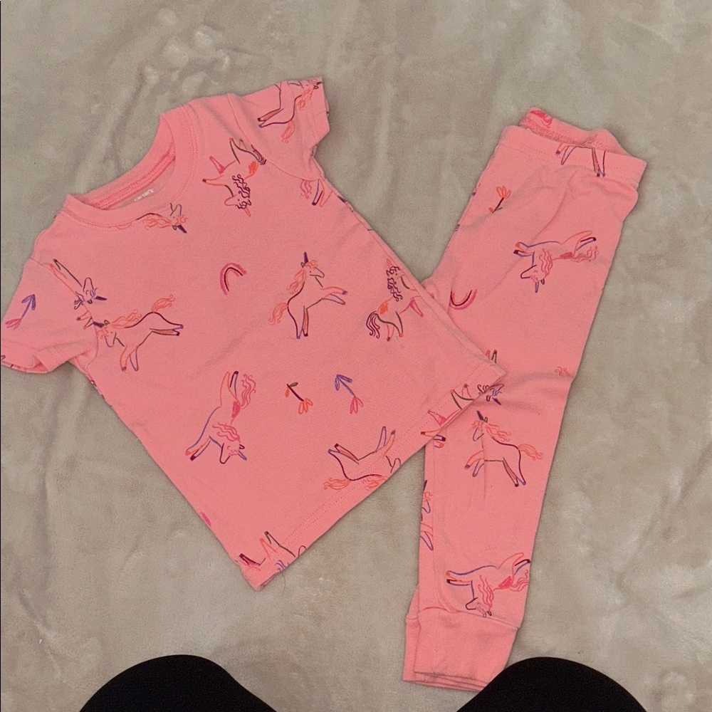 Pink Unicorn Kids Pajamas